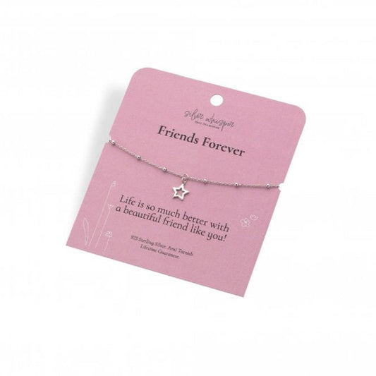 Silver Whisper Friends Forever Bracelet