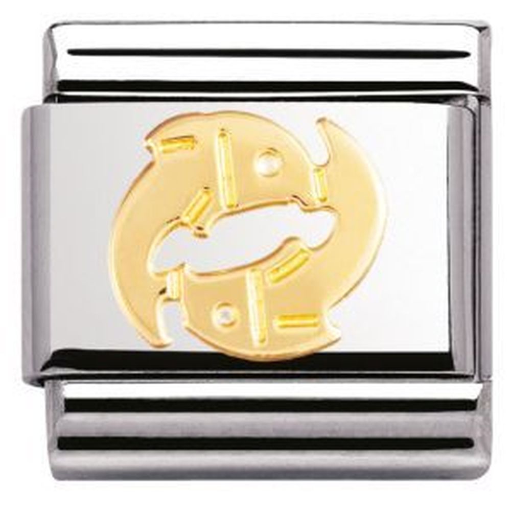 Composable Classic 18ct Gold Pisces Charm