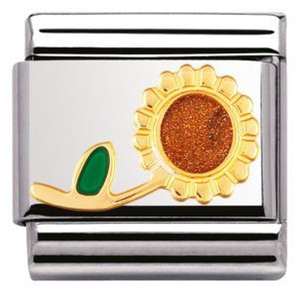 Nomination Composable Sunflower and Stem Charm