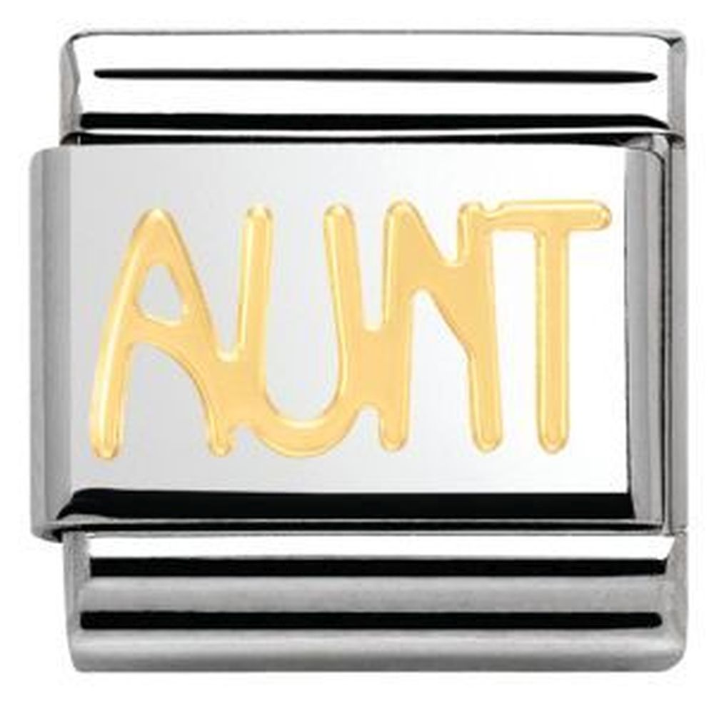 Composable 18ct Gold Aunt Charm