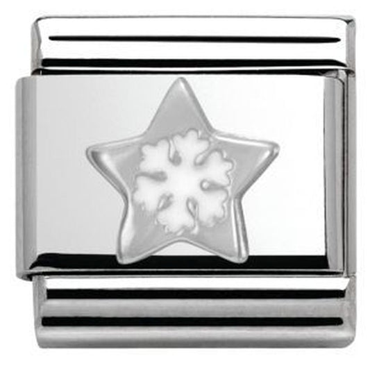 Nomination Star with Snowflake Composable Classic Charm