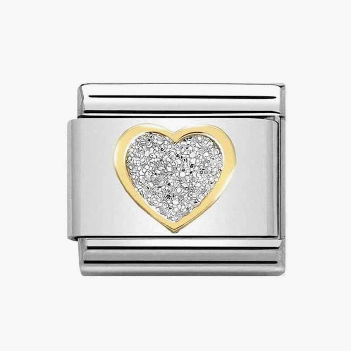 Nomination Composable Glitter Heart Charm
