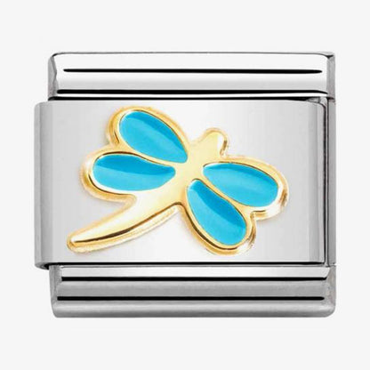 Classic Turquoise Dragonfly Charm