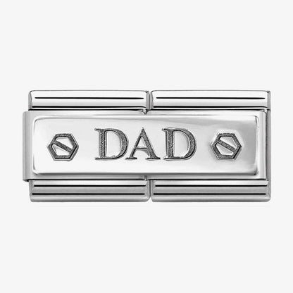 Composable Dad with Hex Screws Double Charm