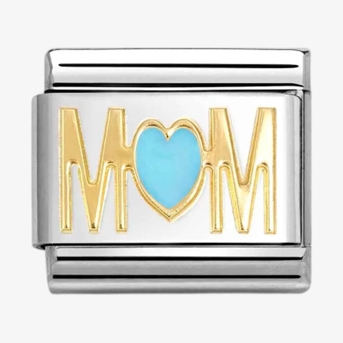 CLASSIC Mom With Blue Enamel Charm