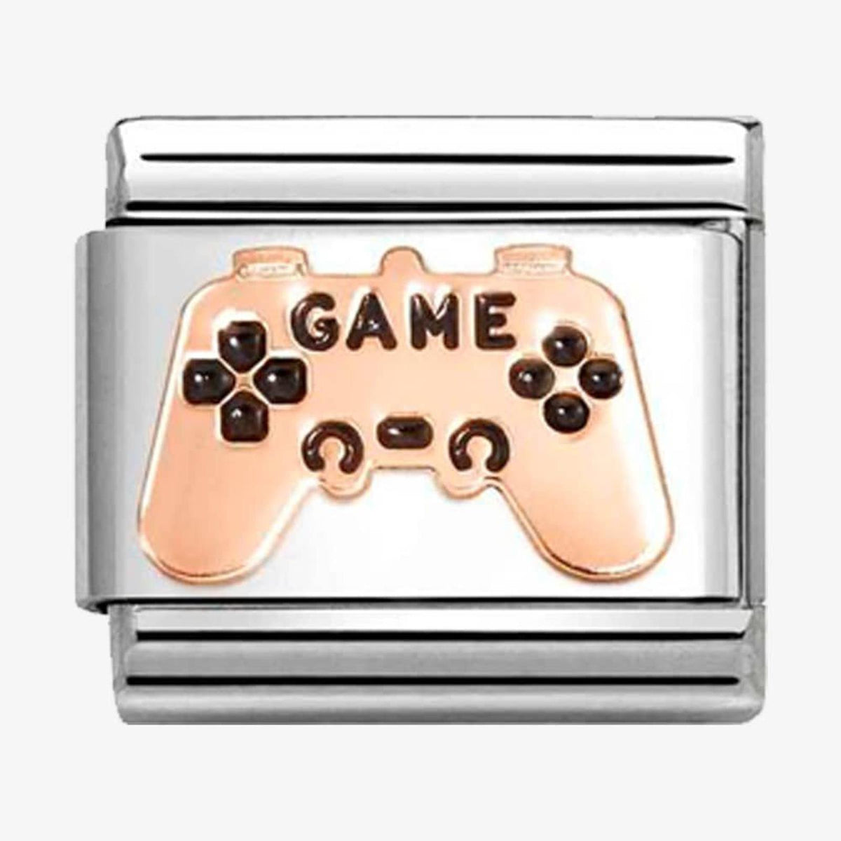 CLASSIC Rose Gold Game Controller Charm
