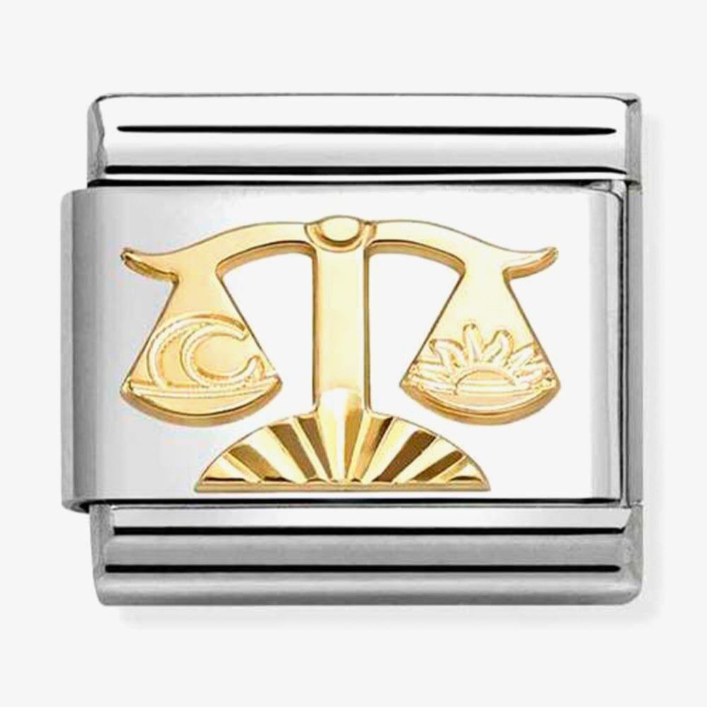 Composable Classic Etched Starsign Libra Charm