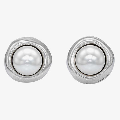 Uno de 50 Ego Pearly Stud Earrings