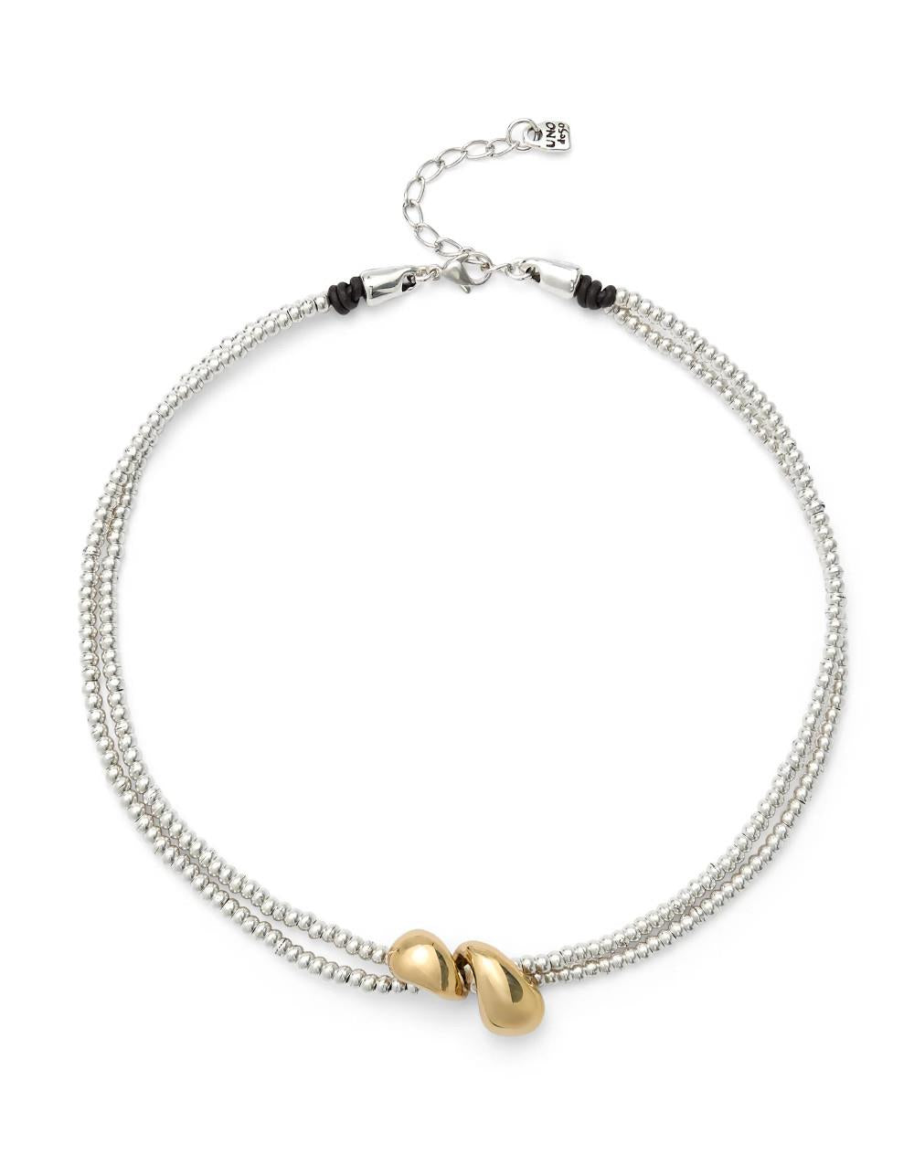 Axis Two Tone Necklace