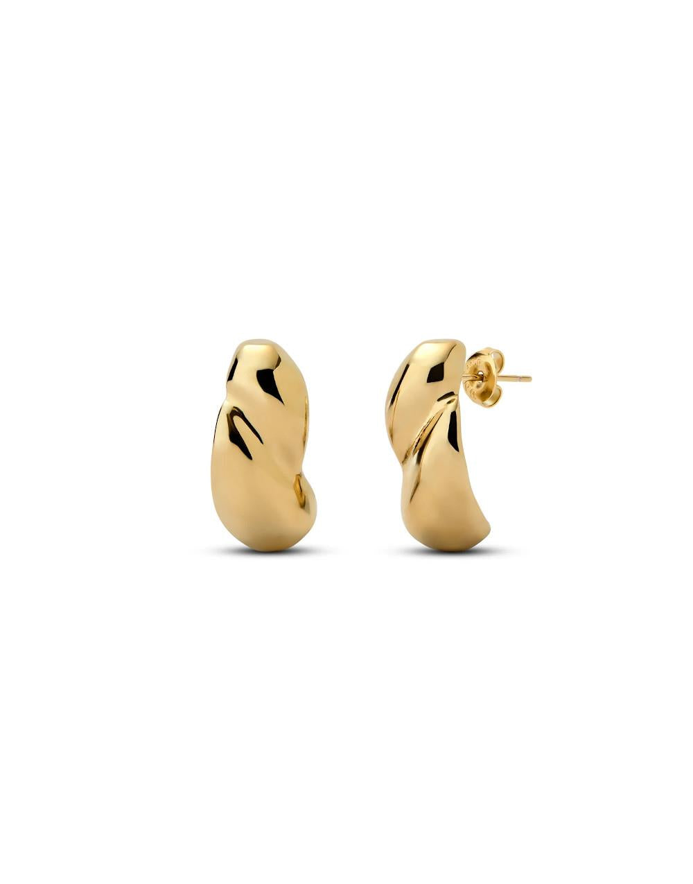 Anima 18ct Gold Plated Earrings