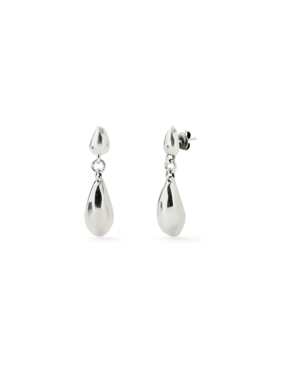 Axis Sterling Silver Plated Drop Earrings