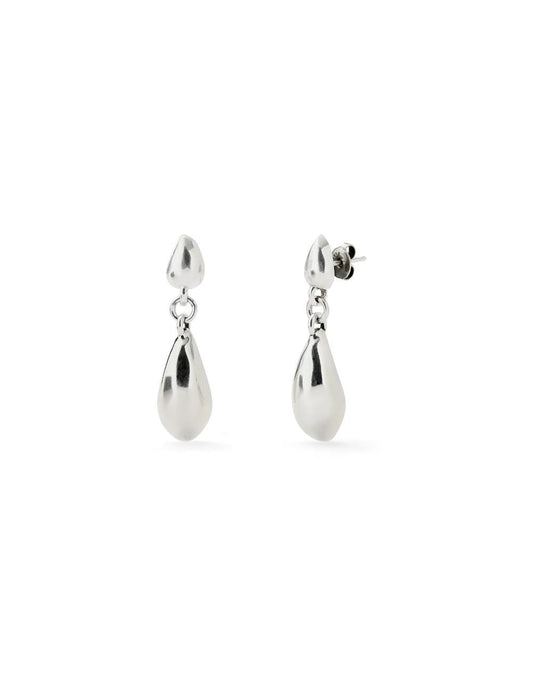 Axis Sterling Silver Plated Drop Earrings