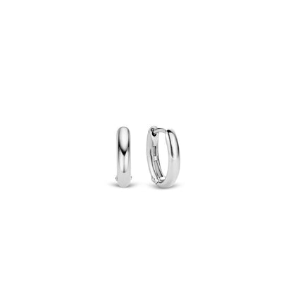 Ti Sento Silver Oval Hoop Earrings