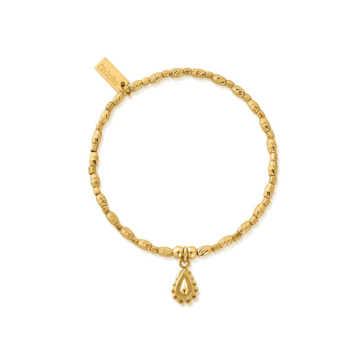 ChloBo Gold Soul Glow Rain Drop Bracelet