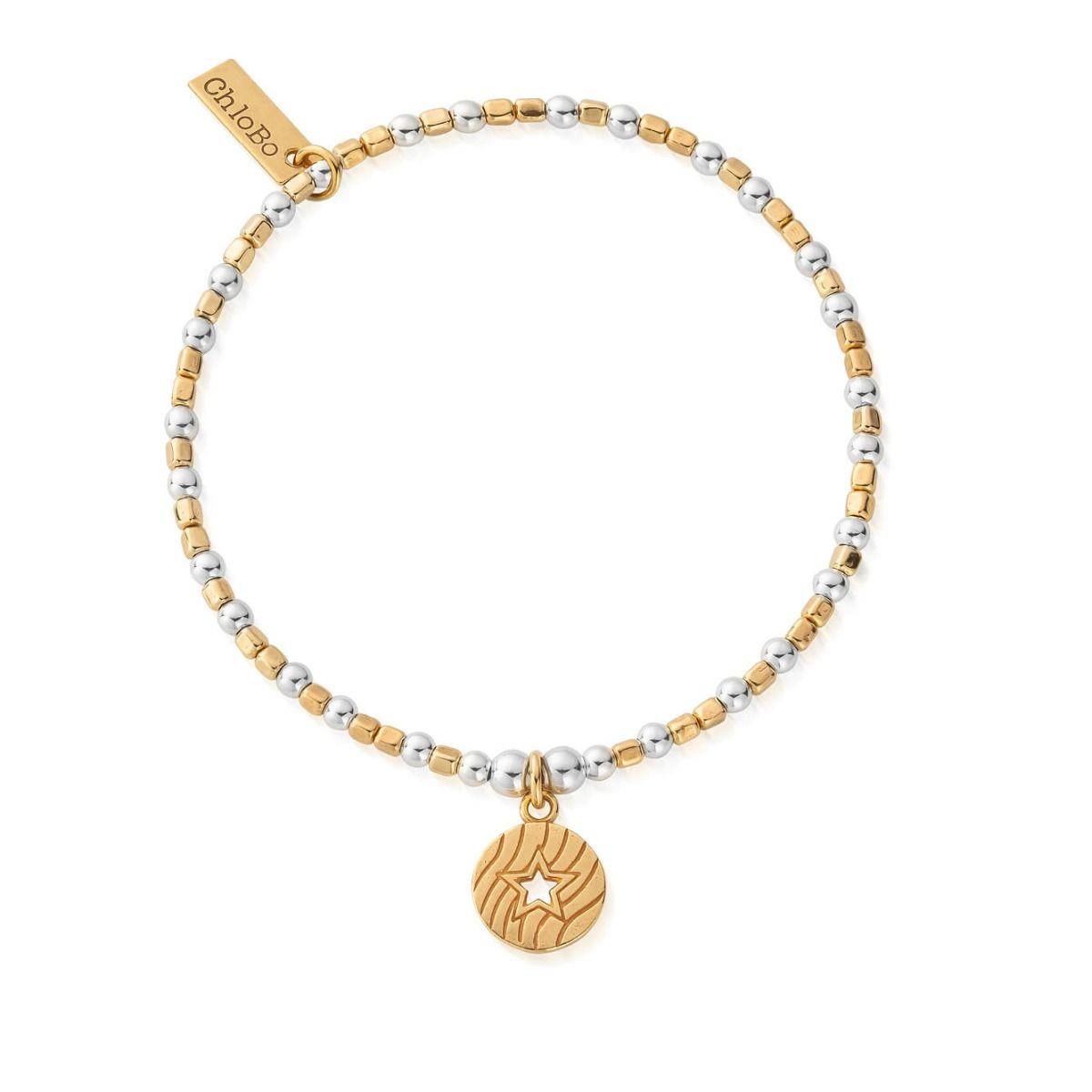 ChloBo Gold and Silver Star in Circle Bracelets