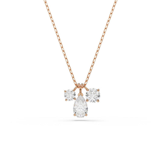 Mesmera Mixed Cut Rose Gold Plated Pendant