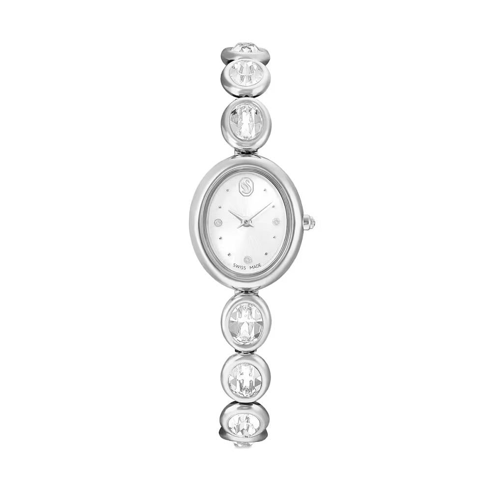 Imber oval watch, Swiss Made, Metal bracelet, SS