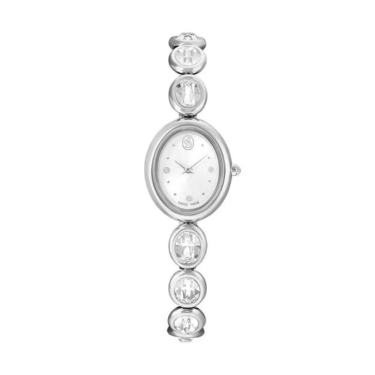 Imber oval watch, Swiss Made, Metal bracelet, SS
