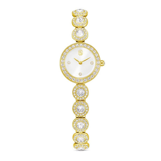 Una Angelic watch, Crystal bracelet, Gold tone