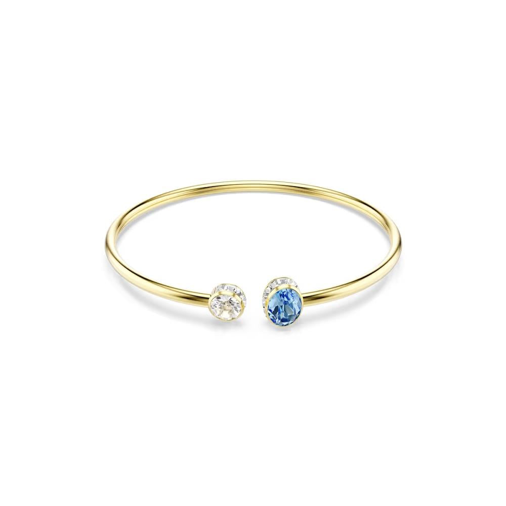 Chroma bangle, Mixed cuts, Multicolored, 18K gold