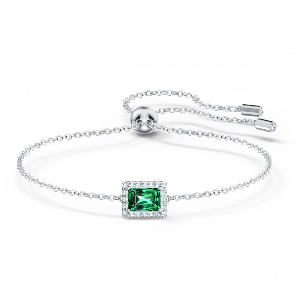Swarovski Angelic Rectangular Green Bracelet