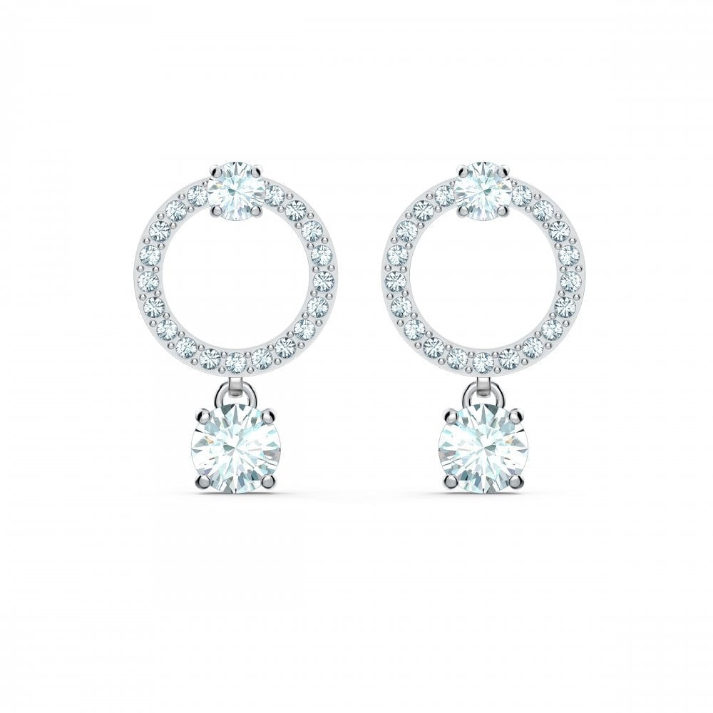 Swarovski Attract Circle Pierced Earring