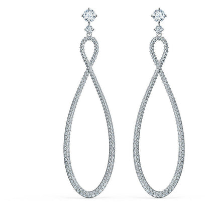 Swarovski Infinity Hoop Earrings