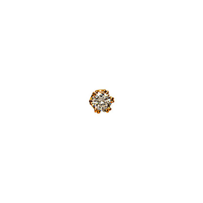 9ct Yellow Gold CZ Tie Pin