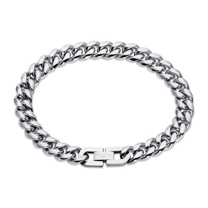 Unique Stainless Steel Polished Bracelet 21cm