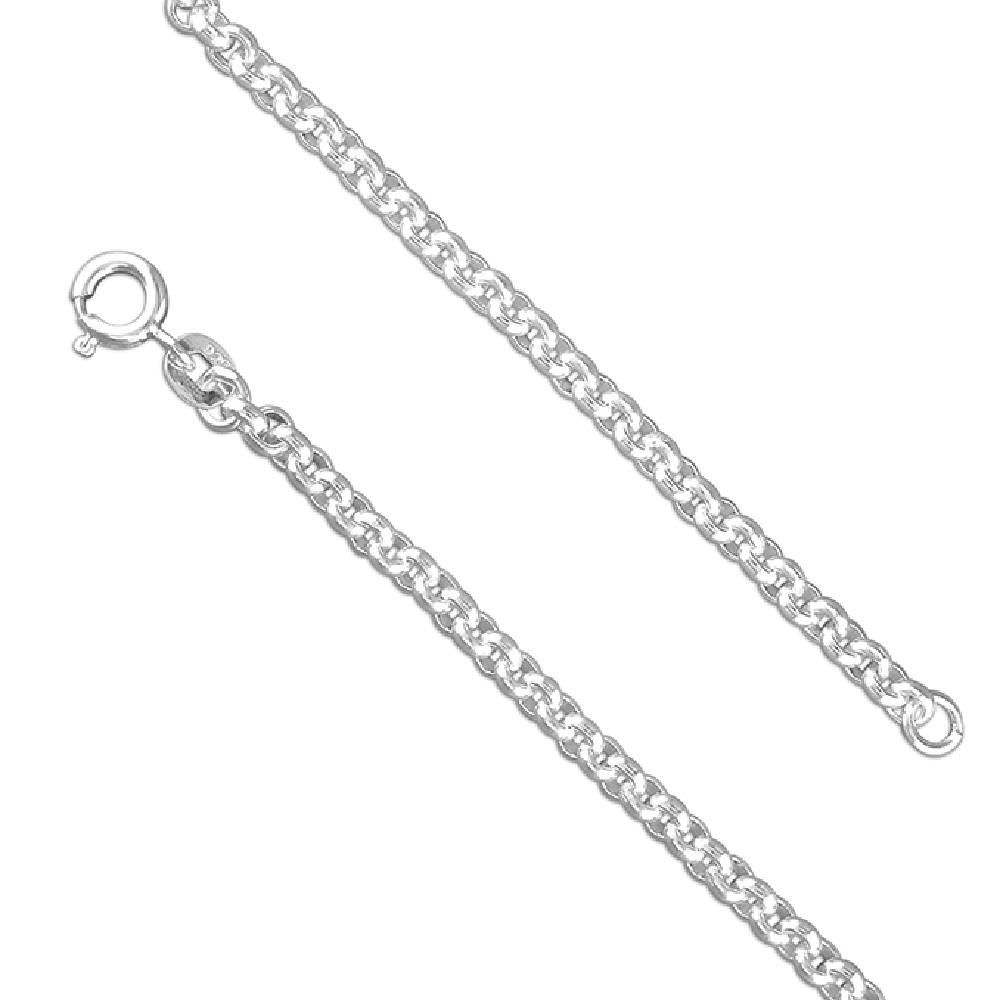 Silver Heavy Round Belcher Chain 51cm/20"