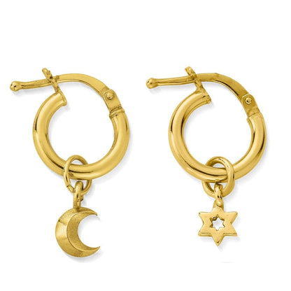 ChloBo Gold Wisdom & Guidance Small Hoop Earrings