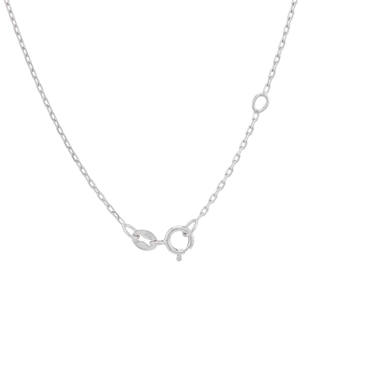 9ct WG Diamond Cut 18" Trace Adjuster Chain