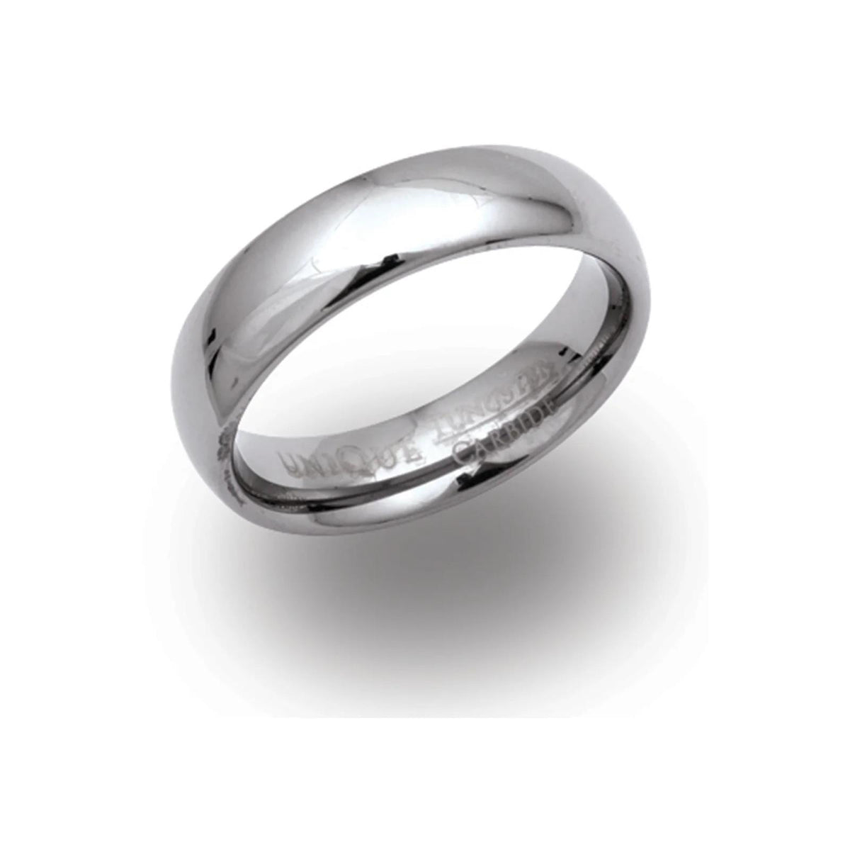Unique Tungsten Carbide RIng 6mm  Size 62