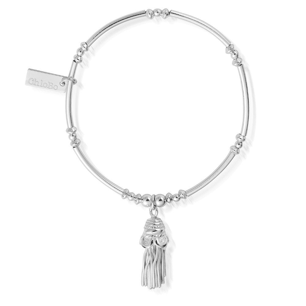 ChloBo Silver Didi Tassel Bracelet