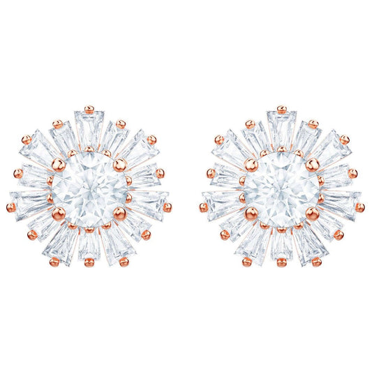 Swarovski Sunshine Rose Tone Stud Earrings
