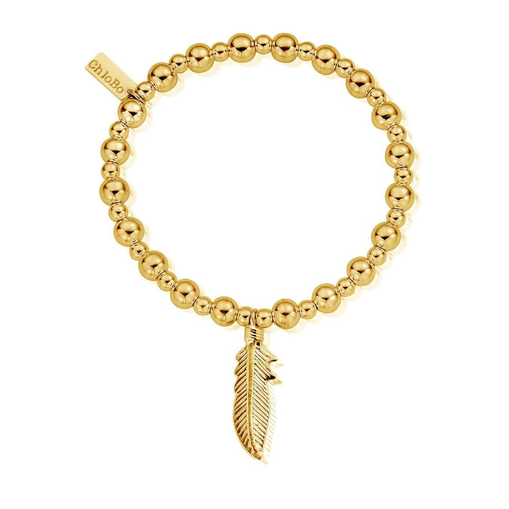 ChloBo Gold Feather Bracelet
