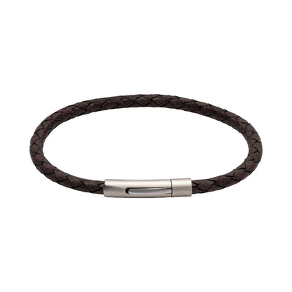 Unique Morocan Brown Leather Gents Bracelet