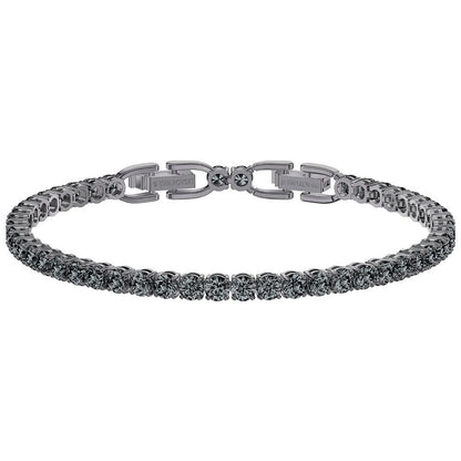Swarovski Tennis Grey PVD Crystal Bracelet