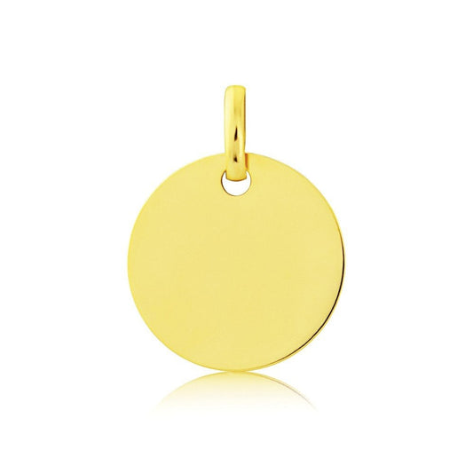 9ct Coin Pendant - G with Sapp