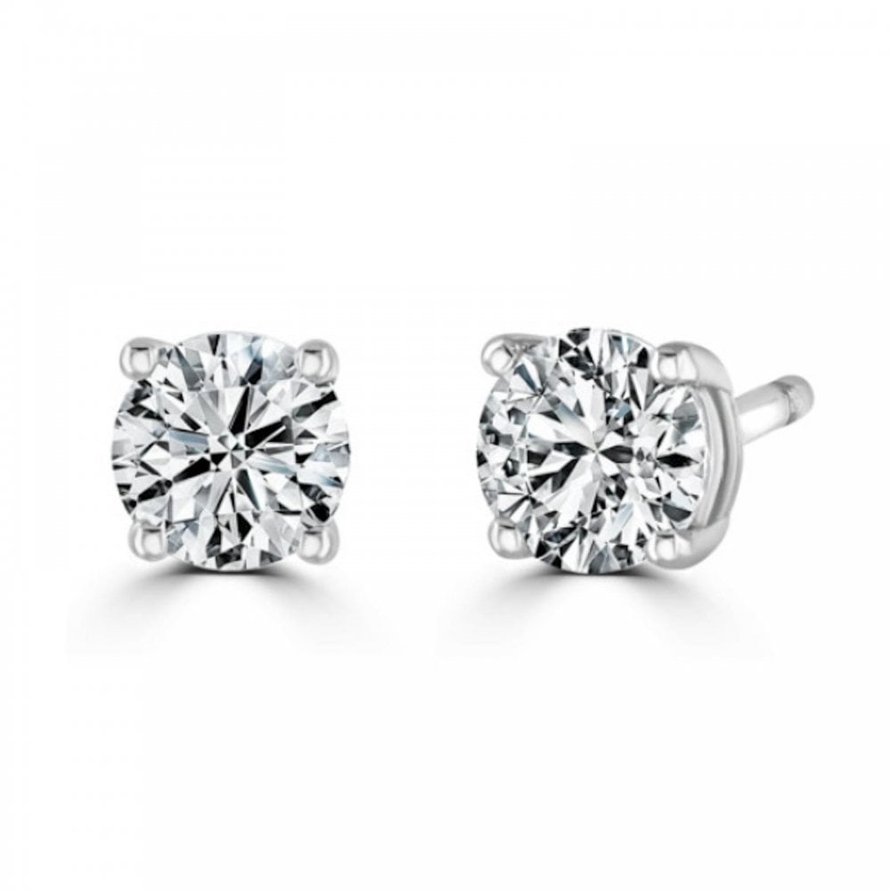 9ct WG Lab Grown Diamond 1.5ct Total Earrings