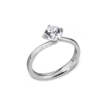 9ct White Gold Diamond 0.15ct Solitaire Ring