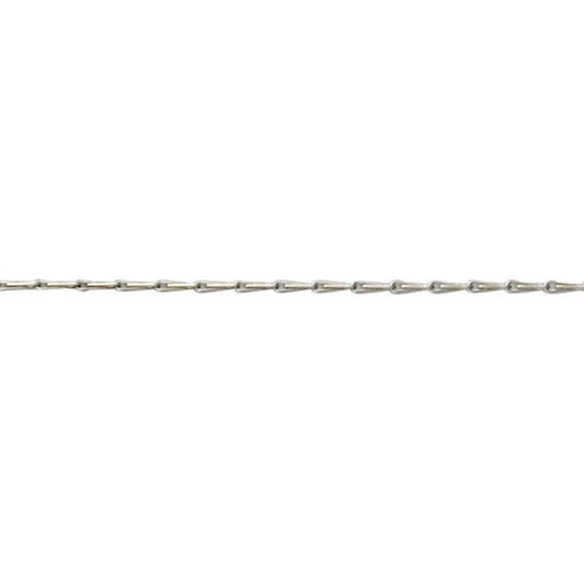 9ct White Hayseed 1Chain