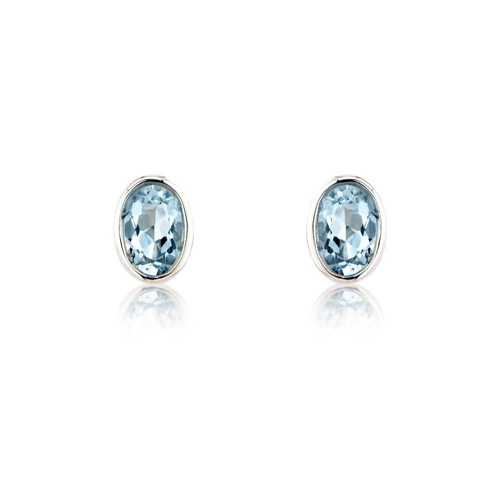 9ct Wt Aquarmarine Earrings