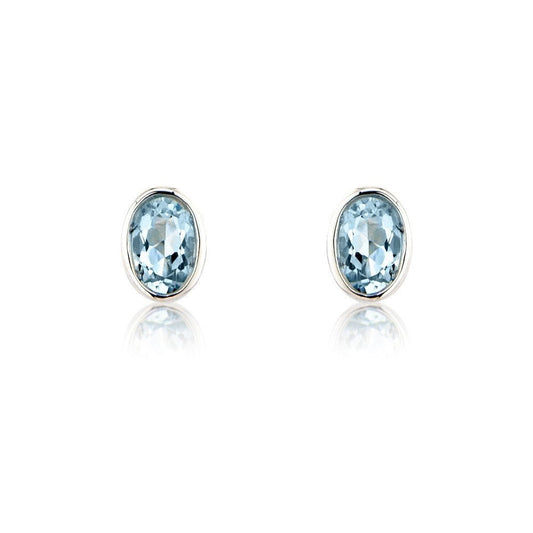 9ct Wt Aquarmarine Earrings