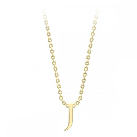 9ct Y Gold Initial J Pendant