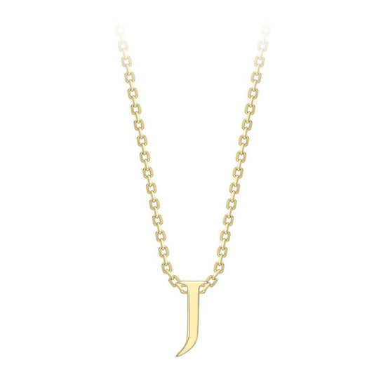 9ct Y Gold Initial J Pendant
