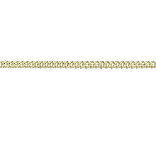9ct Yellow Gold 28 Filed Curb Chain