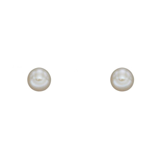 9ct Yellow Gold 3mm Pearl Stud Earrings
