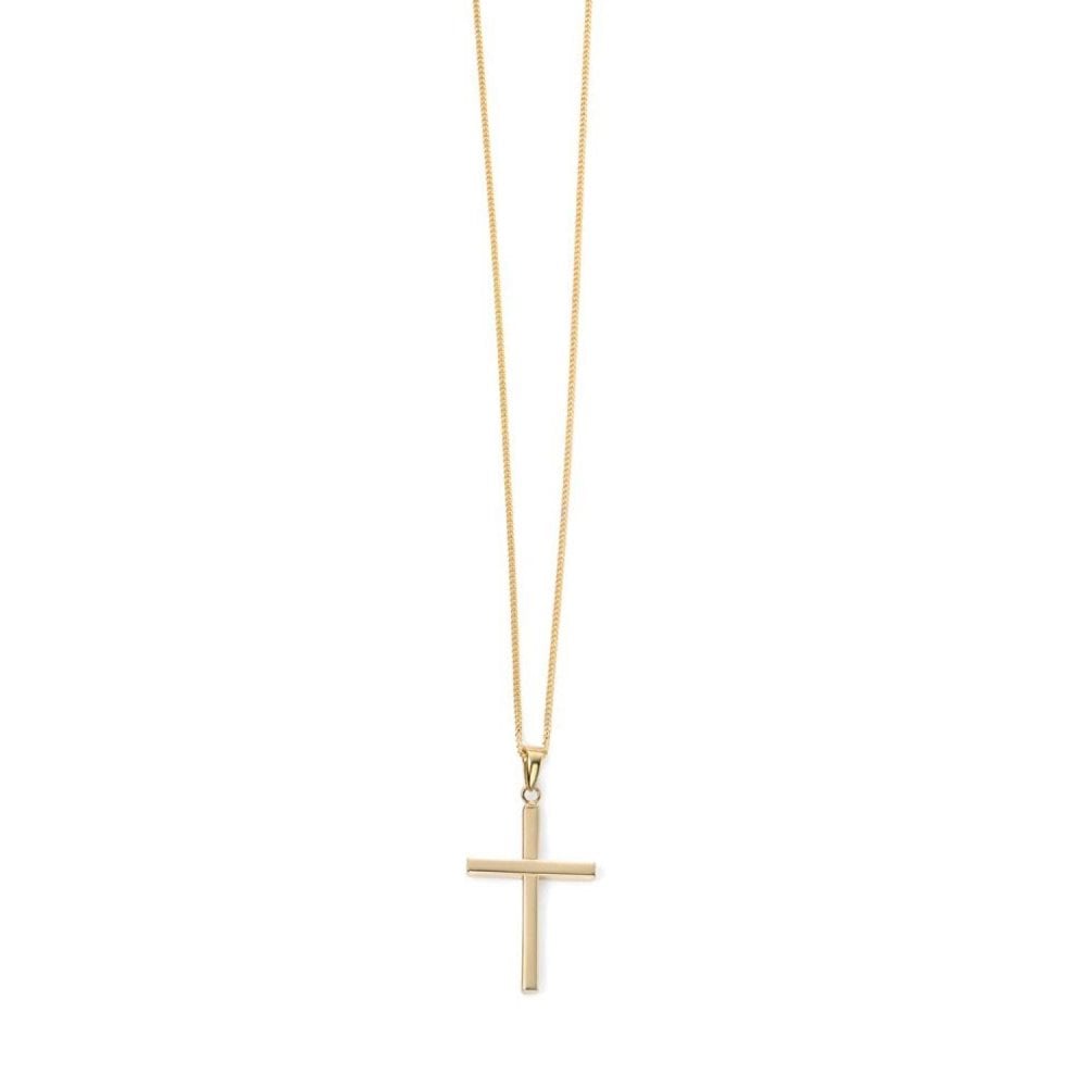 9ct Yellow Gold Cross Pendant