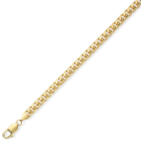 9ct Yellow Gold Curb Bracelet